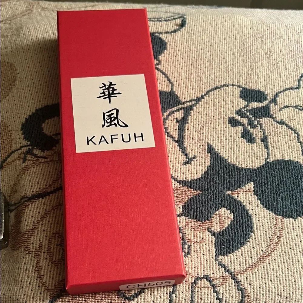 #1012+Red Chopsticks with Cat Holder